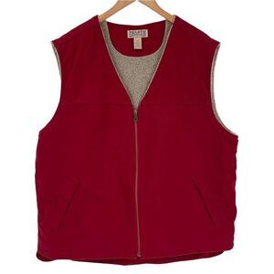 Duluth Trading Company Sherpa Lined Vest Jacket Men 2XL Durable Rugged Outdoors